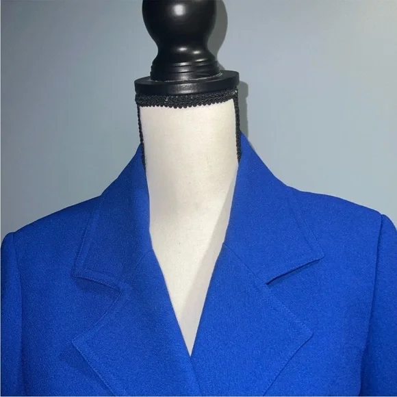 Laura Ashley- Blue button up coat - Picture 2 of 6
